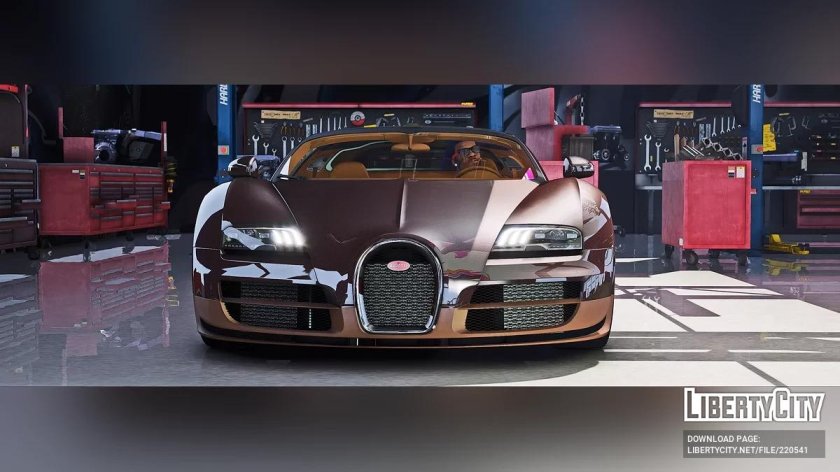 Автомобиль bugatti veyron