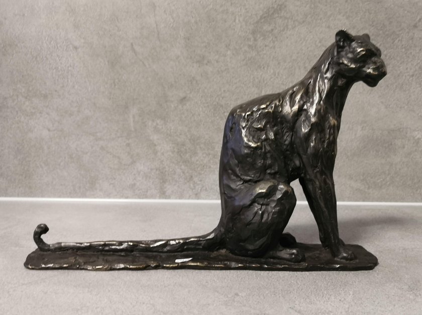 Скульптура пантера 3ддд
