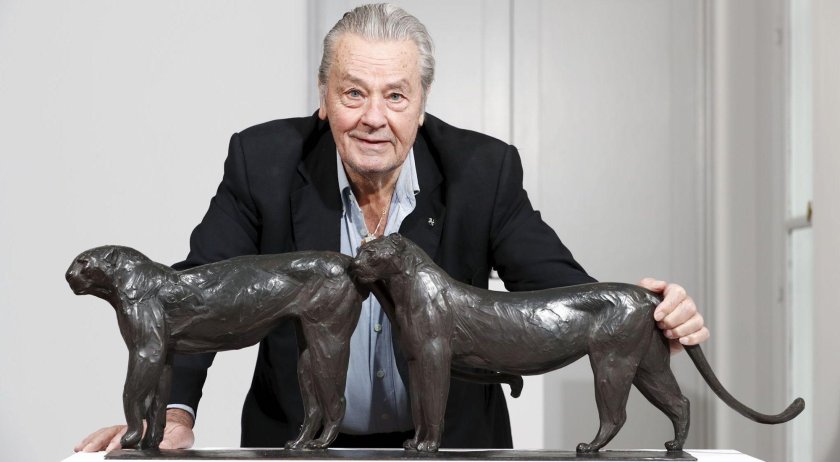 Ален Делон 2023