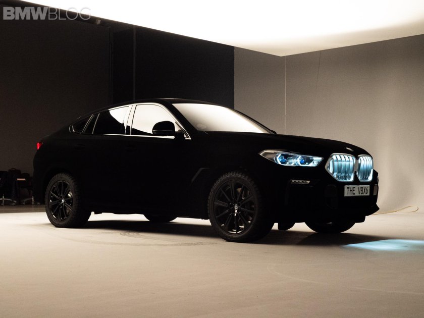 BMW x6 Vantablack