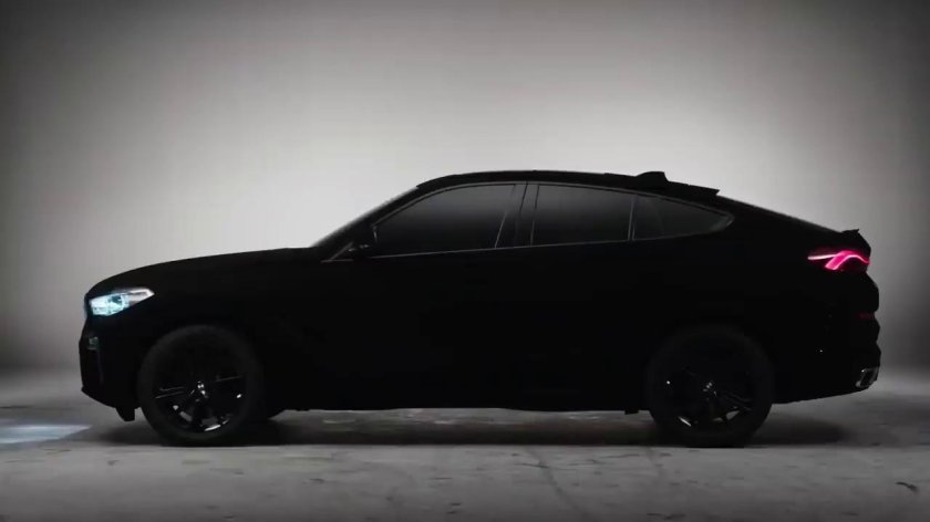 BMW x6 Vantablack
