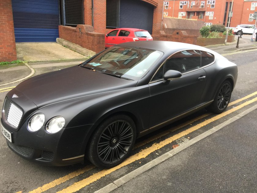 Бентли Континенталь gt черный