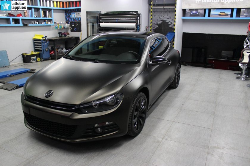Volkswagen Scirocco серый
