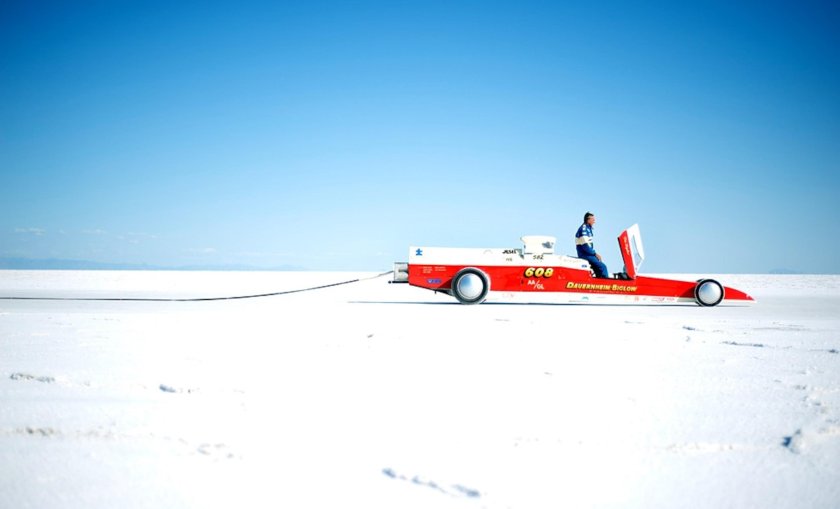 The bonneville salt flats