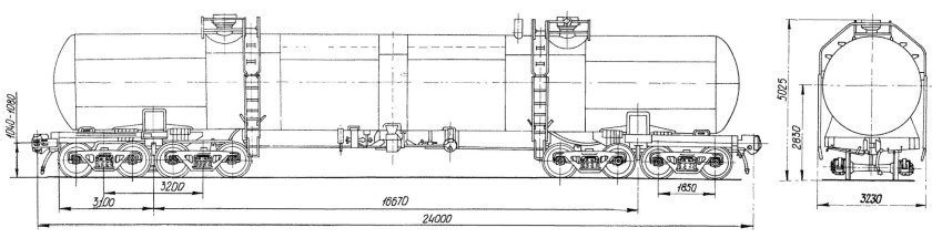 8-Осная цистерна для аммиака модель 15-1581