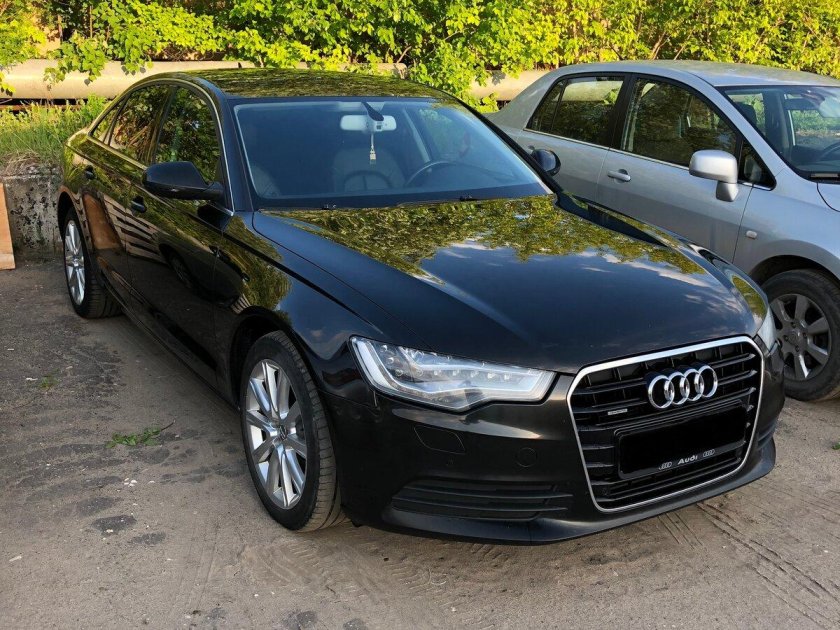 Audi a6 IV c7 черная