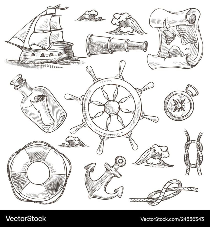 Символы морской тематики