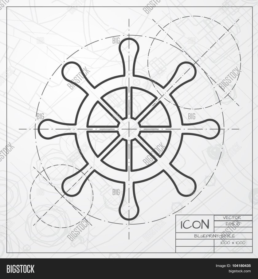 Штурвал чертеж