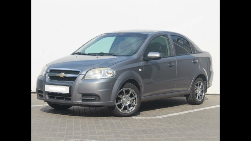 Шевроле Авео серая 2008