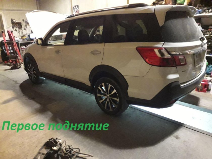 Субару Трибека клиренс