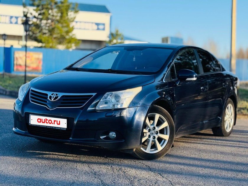 Тойота авенсис 2009 черная