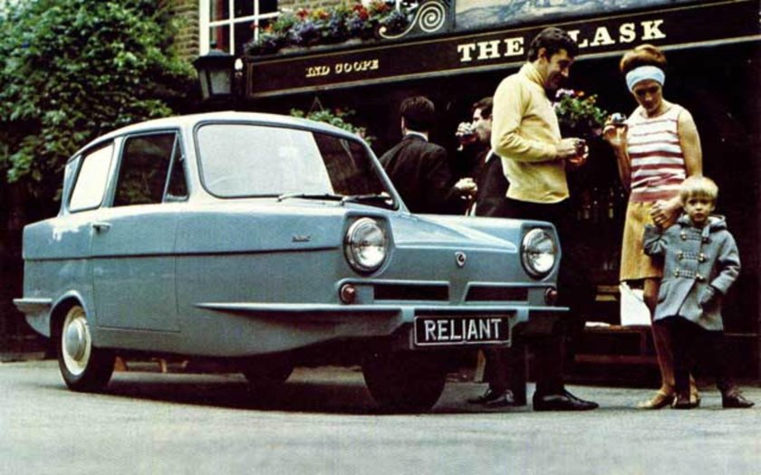 Reliant Robin Мистер Бин