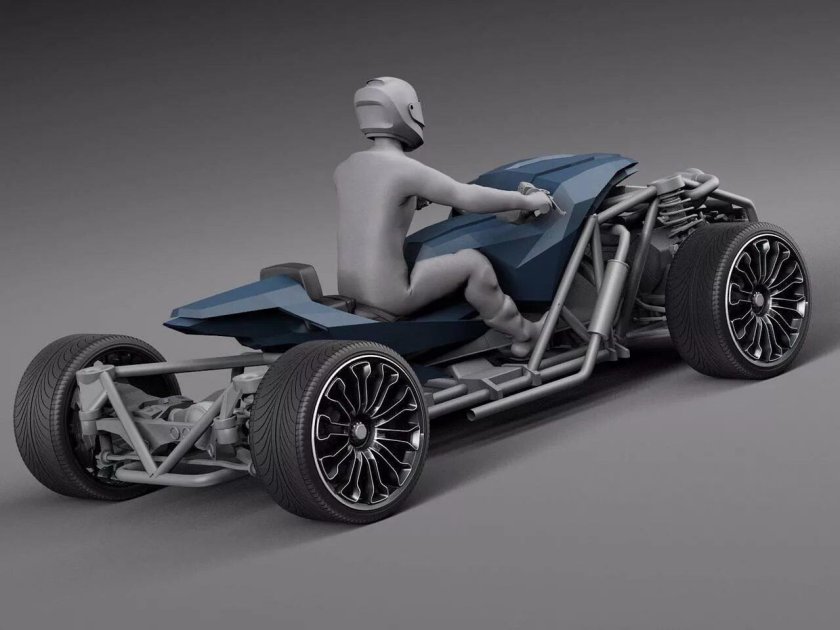 Гибридный квадроцикл