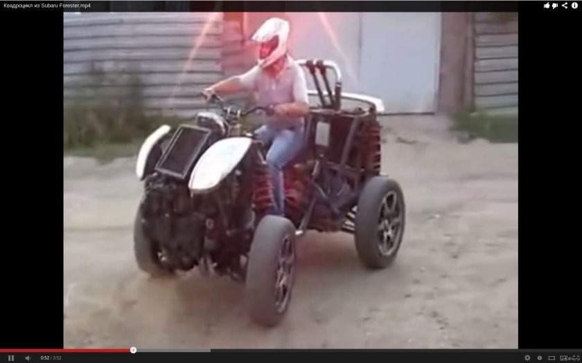 Самодельный квадроцикл 4 х