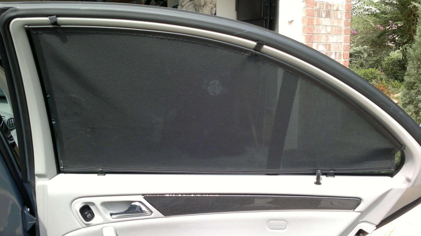 Каркасные шторки w211