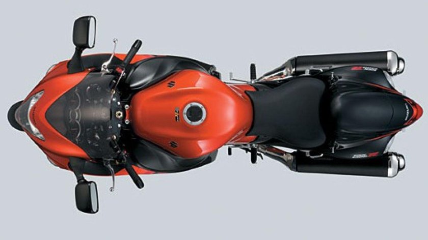 Мотоцикл сверху