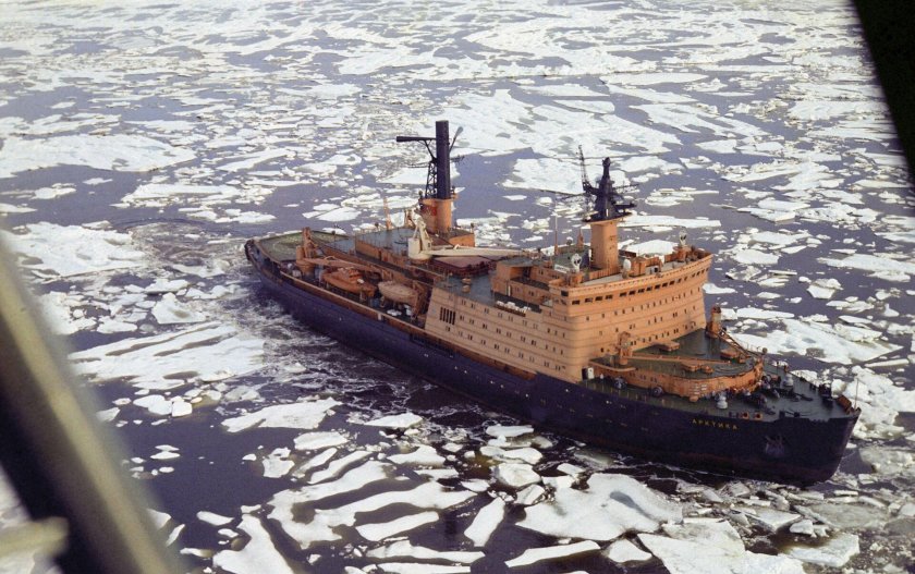 Атомный ледокол Арктика 1977
