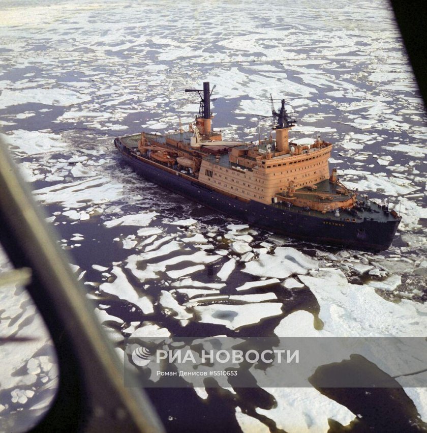 Атомный ледокол Арктика 1977