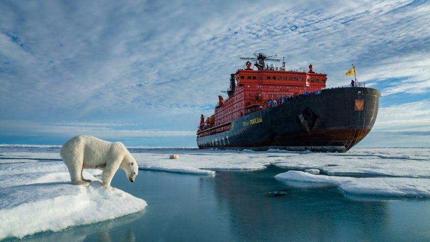 Атомный ледокол северный полюс