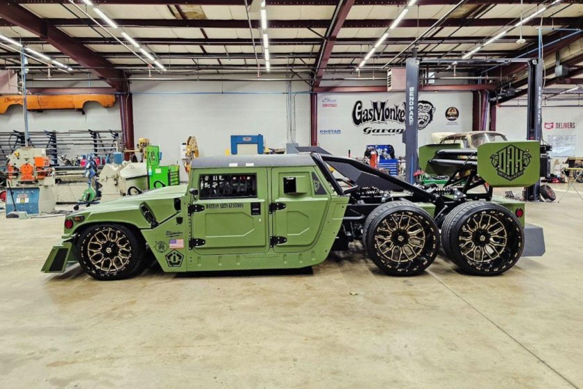 Шестиколесный хаммер