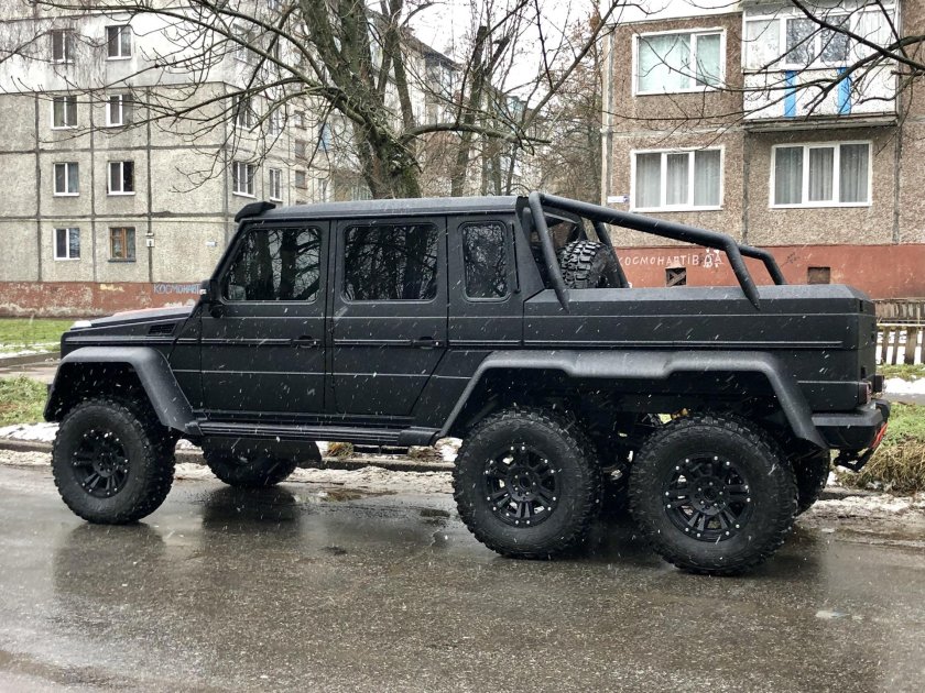 Мерседес Гелендваген 6 на 6
