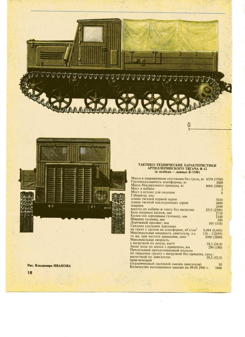 Тягач Коминтерн и ВОРОШИЛОВЕЦ