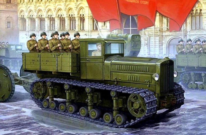 05540 Трактор "Коминтерн" (1:35)