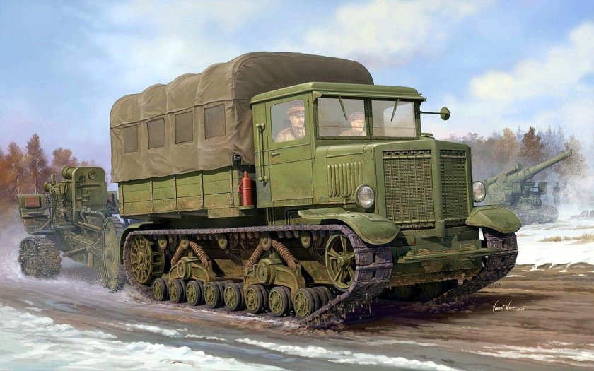 Ворошиловец тяжелый артиллерийский тягач