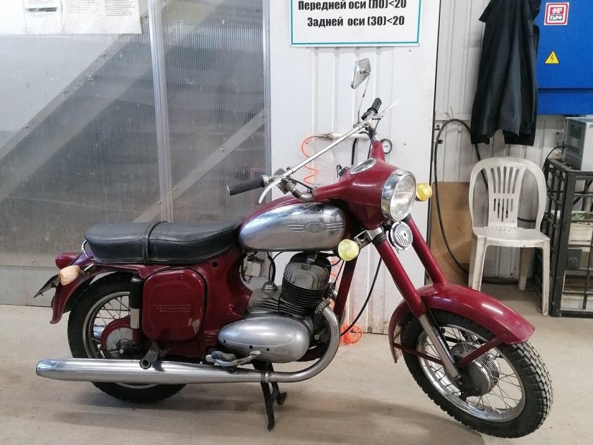 Мотоцикл ява 350 старушка