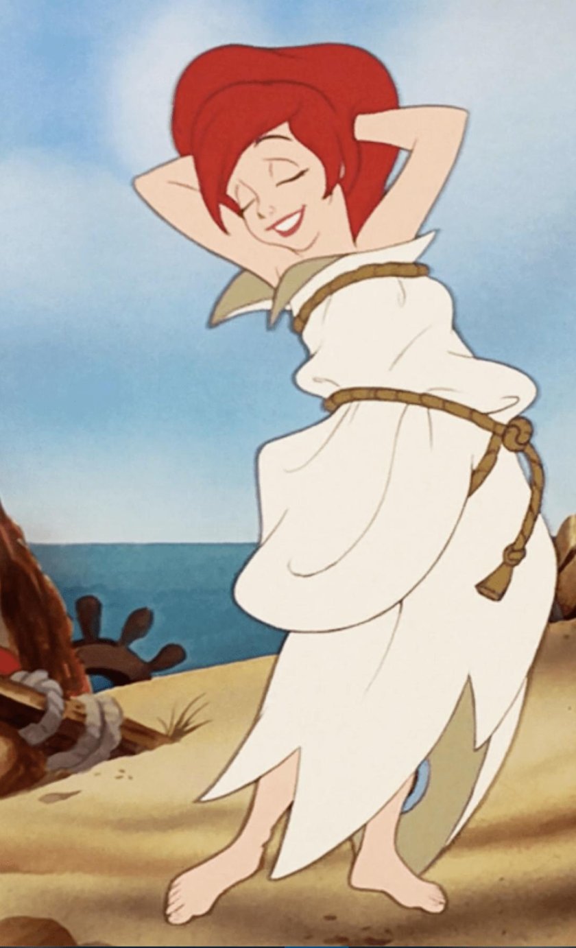 Русалочка Ариэль с ногами