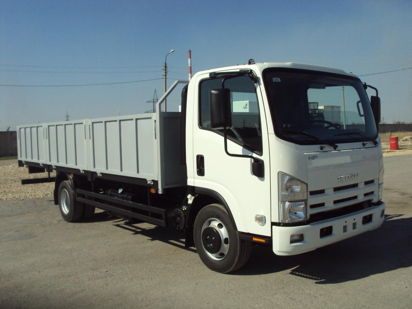 Isuzu npr75 бортовой