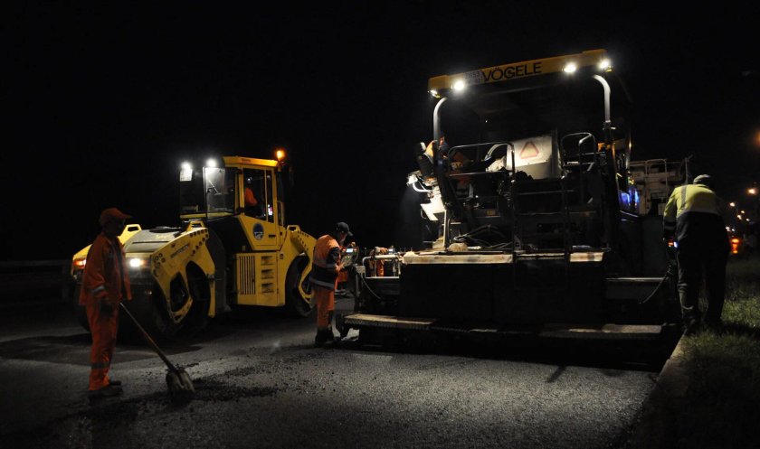 Укладка асфальта