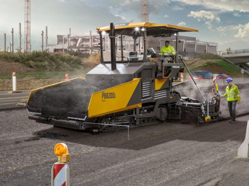 Асфальтоукладчик Volvo p7820d