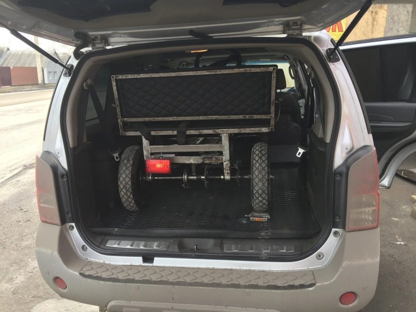 Габариты багажника Pathfinder r51