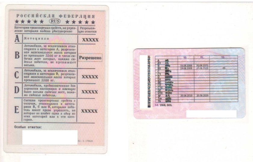 Категории водительских прав с расшифровкой