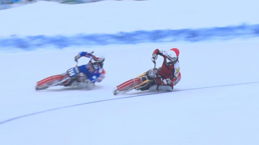 Мотогонки на льду вятские поляны 2022