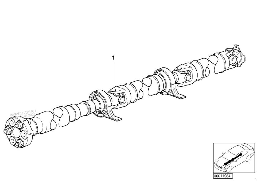 BMW 318i карданный вал
