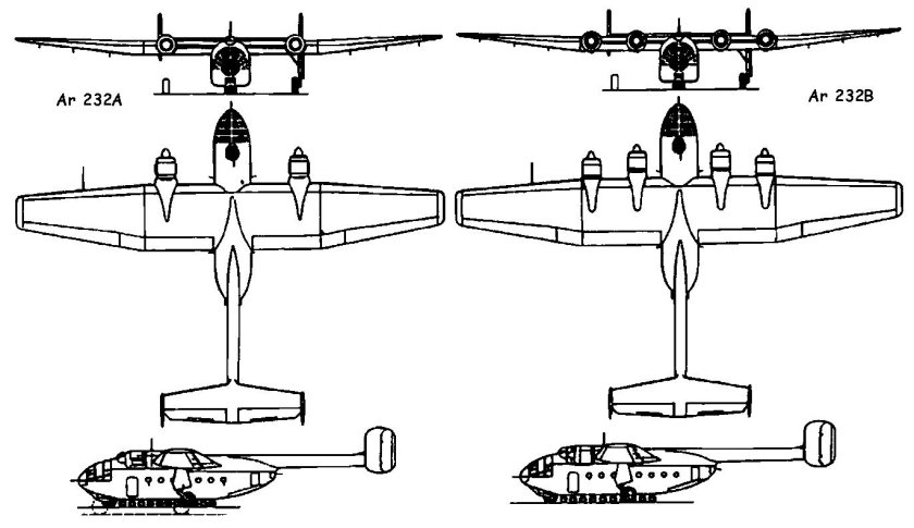 Арадо 232 самолет