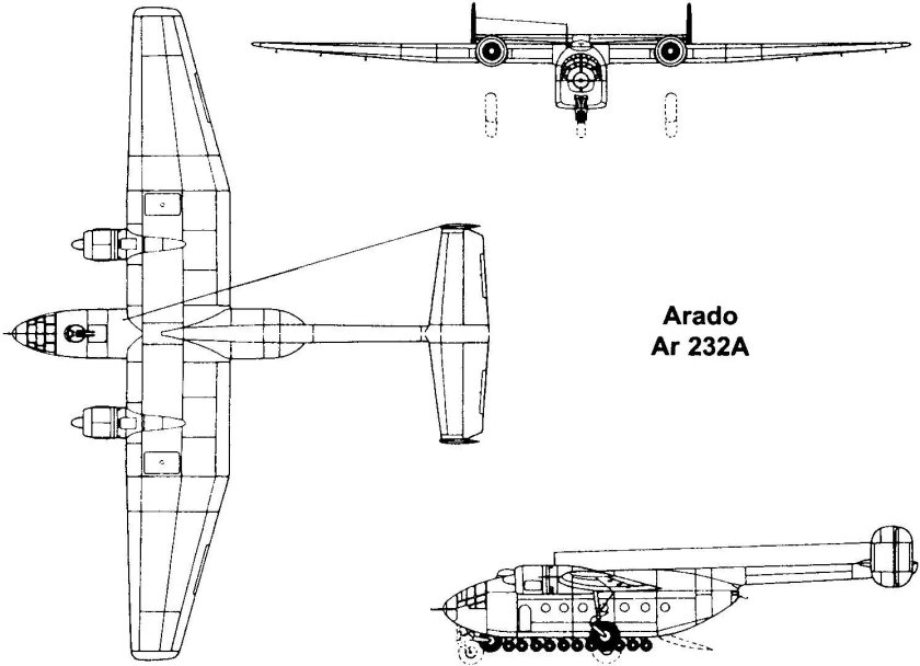 Арадо 232 самолет