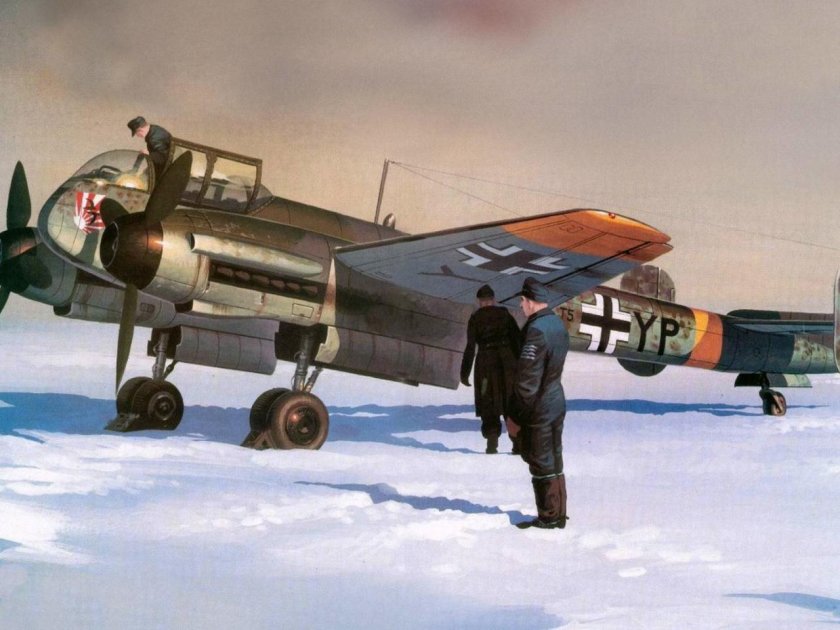 Немецкий бомбардировщик дорнье до-17