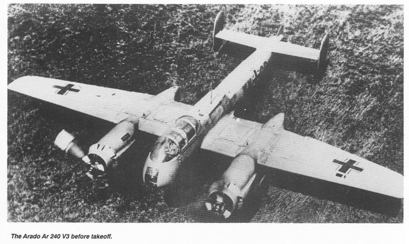 Arado ar-240 самолет