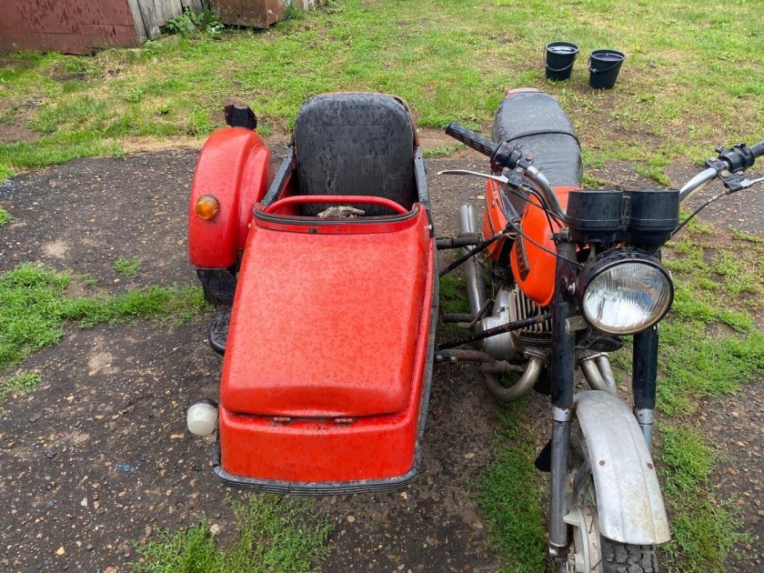 Мотоцикл иж юпитер 5 с коляской