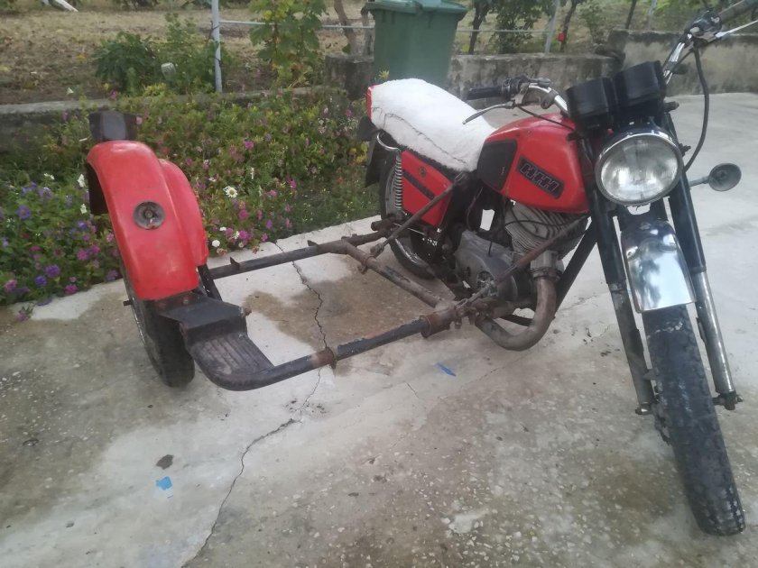 Крепление люльки ИЖ Планета 5