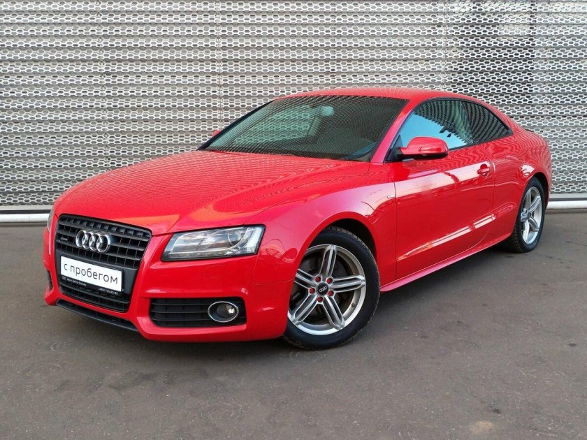 Ауди а5 купе красная
