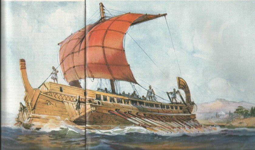Трирема корабль