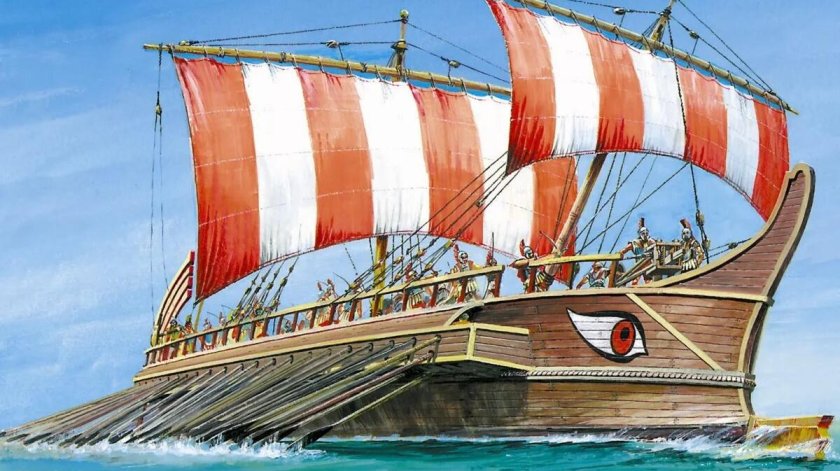 Корабли древней греции