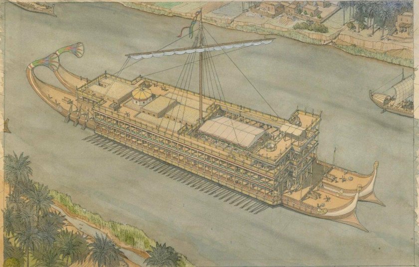 Древний Египет тессераконтера