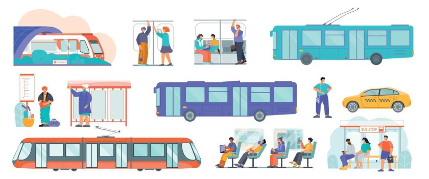 Иконка автобус трамвай