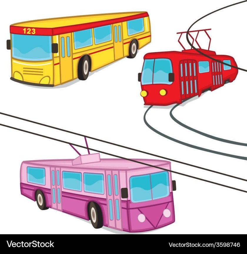 Автобус троллейбус трамвай