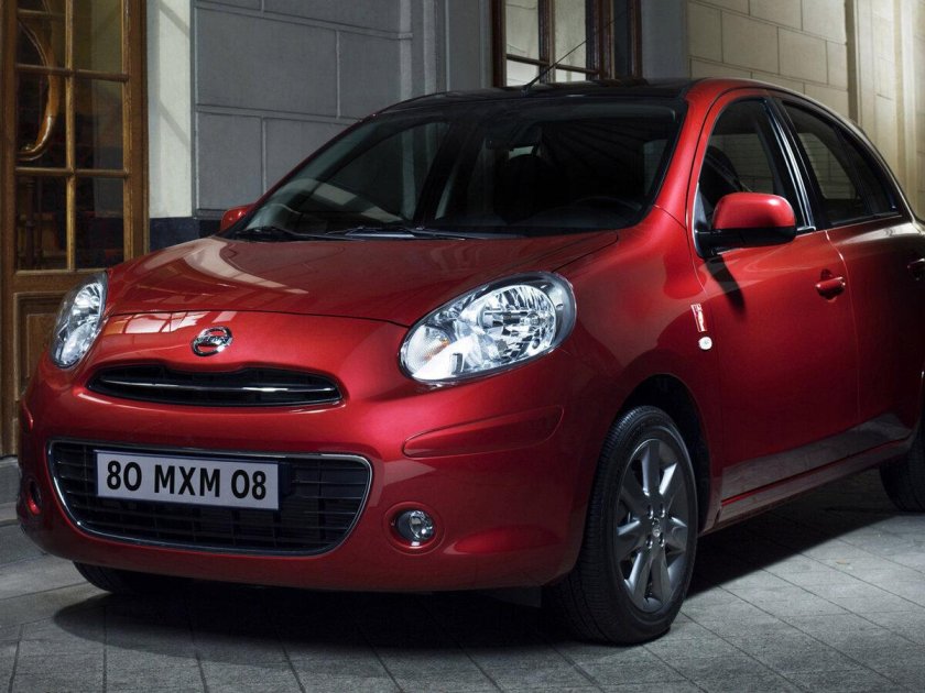 Nissan Micra 2012 Red